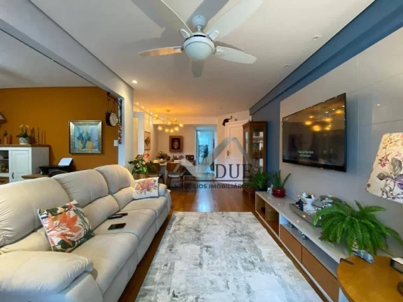 Imagem Apartamento com 3 quantos à venda, 125 m² por R$ 1.300.000 - Pompéia - Santos/SP