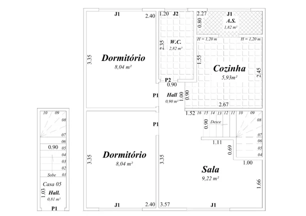 Imagem Casa de Condomínio com 2 dorms, Antártica, Praia Grande - R$ 225 mil, Cod: 2132