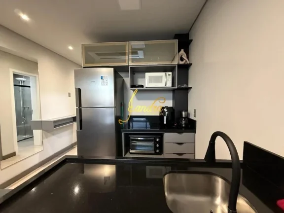 Imagem Apartamento Loft (JK)de frente , com box e infra