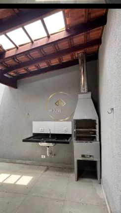 Imagem Casa Nova,3 dormitórios ( 1 suíte), 2 vagas, área gourmet