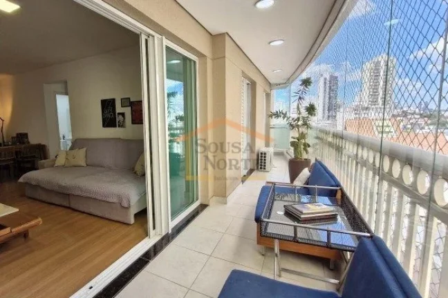Imagem Apartamento com 116m², 3 dormitórios, sendo 1 suite, 3 banheiros, sendo 1 lavabo. Sala para dois a...