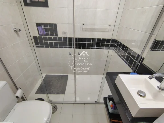 Imagem Apartamento à venda em Guarujá-SP, Morro do Maluf: 3 quartos, 1 suíte, 2 salas, 3 banheiros, 1 vaga de garagem, 126m².