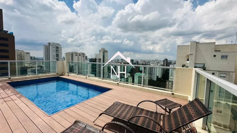 Imagem cobertura duplex de 370 m c/ 3 suítes (1 master), escritório, piscina privativa, 3 vagas com depósito, Churrasqueira, quadra, academia, brinquedoteca