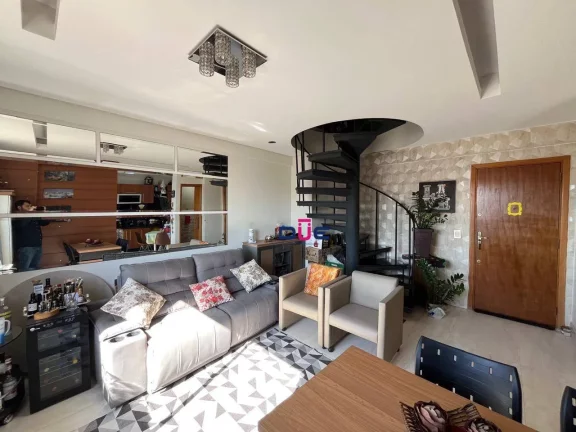 Imagem Cobertura com 3 dormitórios à venda, 142 m² por R$ 850.000 - Embaré - Santos/SP