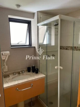 Imagem Flat disponível para locação no Transamerica Executive Jardins, com 42m², 2 dormitórios e 1 vaga
