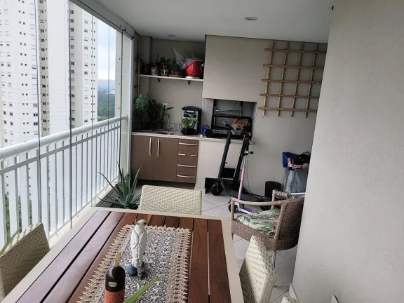 Imagem Apartamento com 185m2-3 suítes-3 vagas- 5 Banheiros - Sala Ampliada - Andar Alto