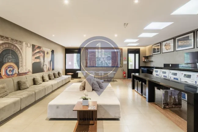 Imagem Apartamento de Luxo para Locação na Bela Vista, São Paulo - 1 Quarto, 2 Salas, 1 Banheiro, 1 Vaga de Garagem, 42m²