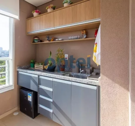 Imagem Apartamento mobiliado de 84m², 3 dorms(suíte), 2 vagas na Av. Senador Vergueiro, 2087 Condomínio Marco Zero Premier