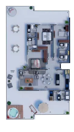 Imagem Últimas Unidades Lançamento Apto c/ 2 Quartos, 3 banheiros à Venda, 103 m².