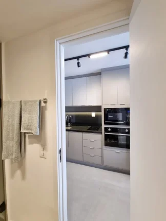 Imagem Apartamento 24M², 1Q, 1 Banheiro, Academia, Churrasqueira, Espaço Gourmet, Coworking, Coliving, Lavanderia Coletiva, Rooftop, Fechadura Eletrônica.