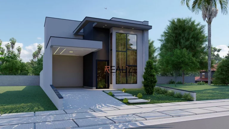 Imagem Casa com 3 suítes e piscina à venda, 155 m² por R$ 1.390.000 - Condomínio Jardim Brescia - Indaiatuba/SP
