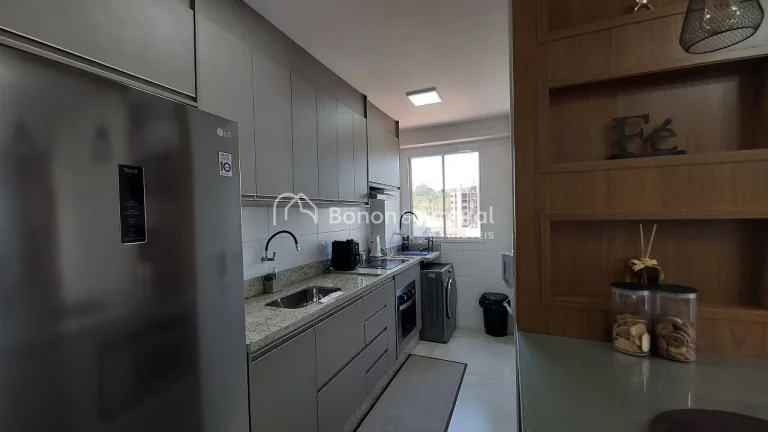 Imagem Lindo apartamento em Valinhos à venda, mobiliado, porteira fechada (todos os móveis e eletrodomés...