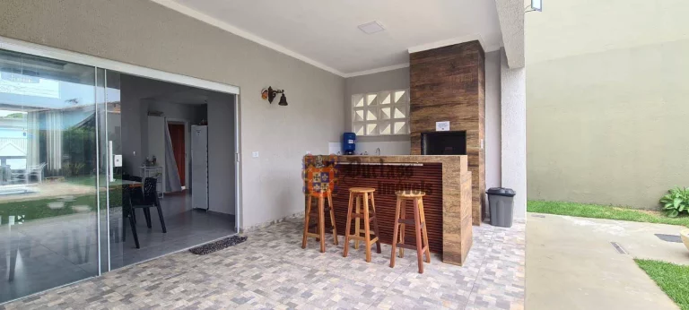 Imagem Casa com 3 dormitórios à venda, 120 m² por R$ 950.000,00 - Balneário Califórnia - Itanhaém/SP