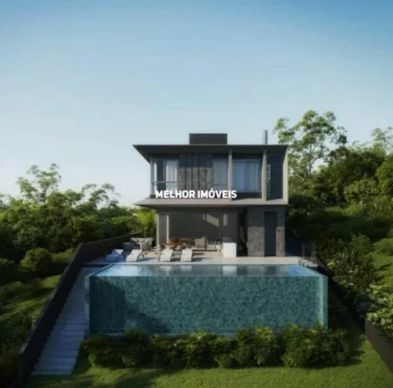 Imagem Casa Alto Padrão em Condominio Fechado com 04 suítes em Balneário Camboriú