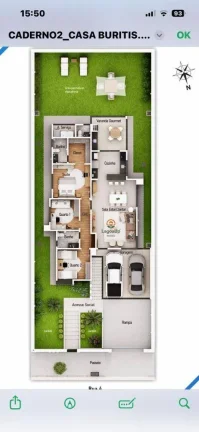 Imagem Casa com 3 dormitórios à venda, 142 m² por R$ 1.350.000,00 - Condomínio Parque dos Buritis - Lagoa Santa/MG