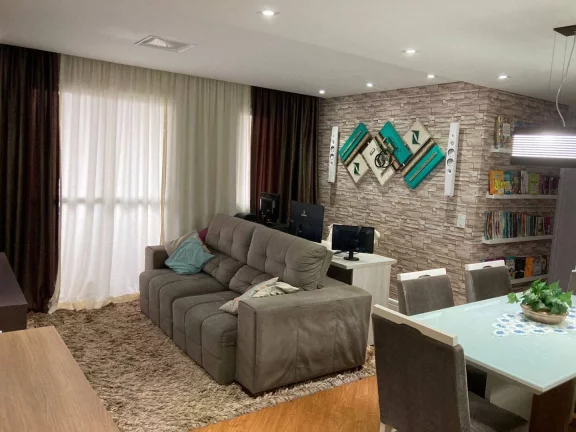Imagem Apartamento com 3 dormitórios à venda, 69 m² por R$ 560.000 - Vila Humaitá - Santo André/SP