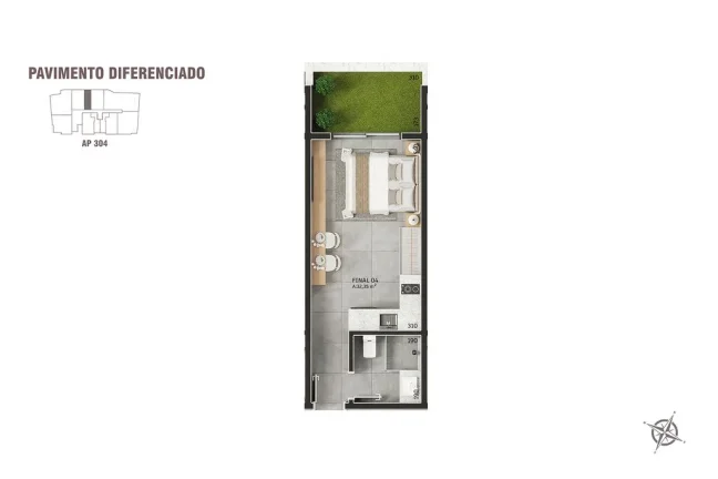 Imagem Apartamento 2 Dormitórios para venda em Florianópolis - SC