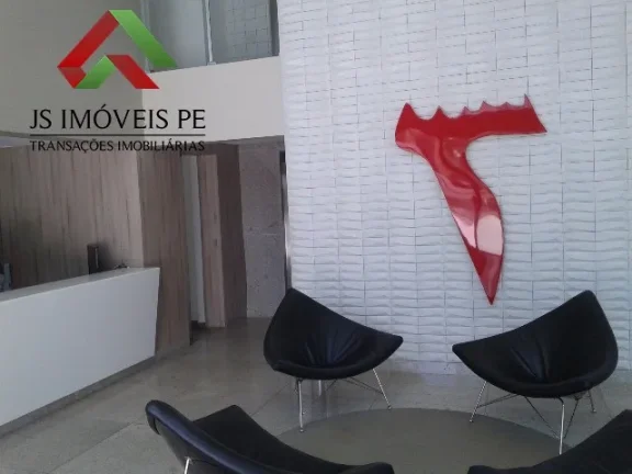 Imagem Flat de luxo para locação em Recife-PE, no bairro Setubal - 1 quarto, 1 suíte, 2 salas, 1 banheiro, 1 vaga, 30m².