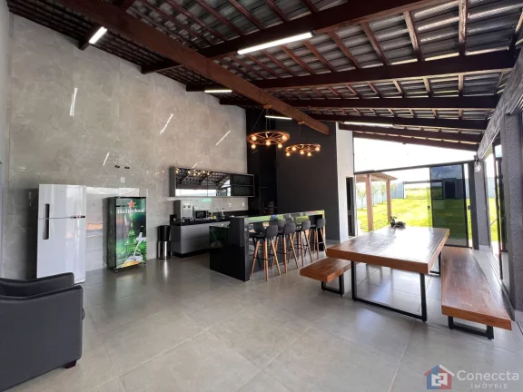 Imagem Chácara Santa Clara: Casa com Piscina Aquecida e 3 Quartos em Condomínio Fechado