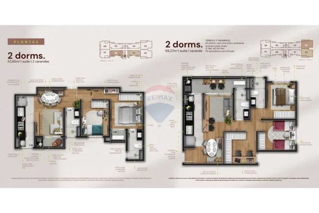 Imagem Apartamento 'Lançamento' 2 Dormitórios com Suíte – JR São Paulo 2