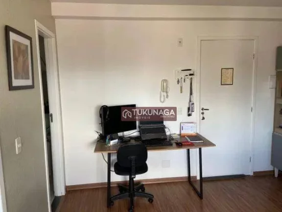 Imagem Apartamento com 1 dormitório para alugar, 32 m² por R$ 2.895,00/mês - Vila Augusta - Guarulhos/SP