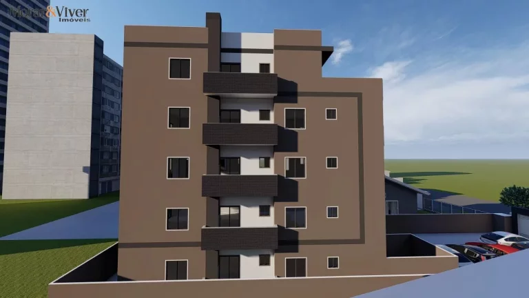 Imagem Apartamento para Venda em São José dos Pinhais, Cruzeiro, 2 dormitórios, 1 suíte, 2 banheiros, 1 vaga