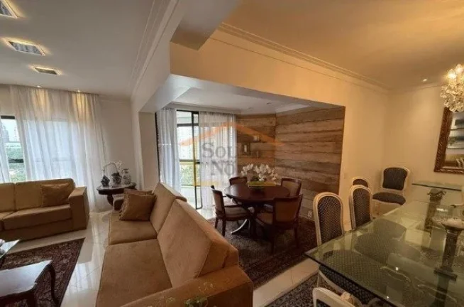 Imagem Apartamento totalmente reformado e mobiliado, com 268m², 4 dormitórios, sendo 4 suítes, ampla sal...