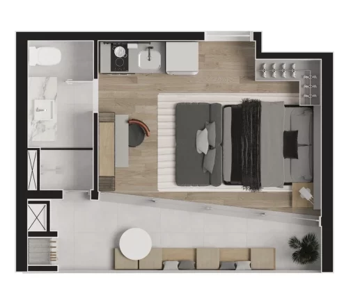 Imagem Oxygen - Apartamento à venda no bairro Batel - Curitiba/PR