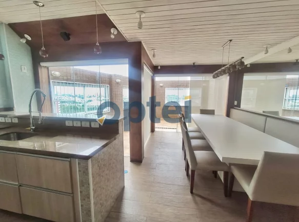 Imagem LINDA COBERTURA NO JARDIM DO MAR COM 176 M², LAREIRA, ÁREA COM CHURRASQUEIRA E SUÍTE MASTER