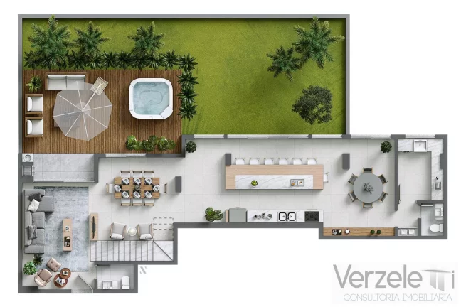 Imagem Apartamento 4 ou + dormitórios para Venda em Itajaí / SC no bairro Praia Brava de Itajaí
