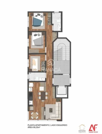 Imagem Apartamento de 3 quartos do Itajuba em Barra Velha - SC