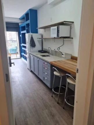 Imagem Apartamento com 1 dormitório para alugar, 26 m² por R$ 3.185/mês - Brooklin - São Paulo/SP