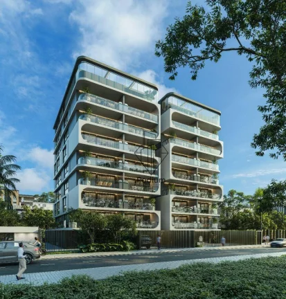 Imagem Apartamentos com varanda / sacada gourmet a 90m da praia de Camboinha / Cabedelo - AP2050