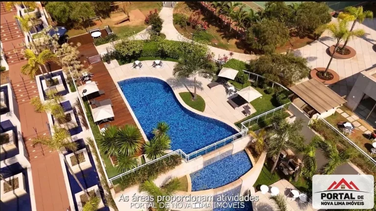 Imagem Apartamento de 3 Quartos a venda no Vila da Serra, andar alto, com Vista Definitivada. Lazer completo, Sinta se num Resort