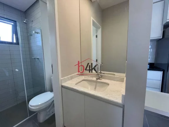Imagem Apartamento mobiliado com 1 dormitório para alugar, 34 m² por R$ 3.942/mês - Chácara Santo Antônio (Zona Sul)