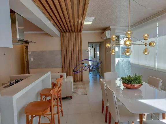 Imagem Apartamento com 2 dormitórios à venda, 93 m² por R$ 699.980 - Guilhermina - Praia Grande/SP