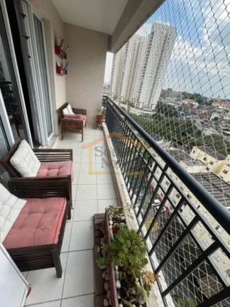 Imagem Apartamento 3 dormitórios, sendo 1 suíte, sala para 2 ambientes, pisos em madeira, sacada, cozinha...