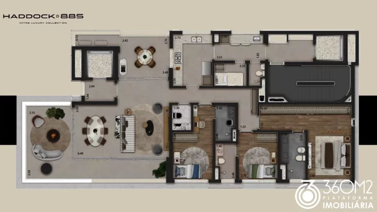 Imagem Apartamento para Venda em São Paulo / SP no bairro Cerqueira César