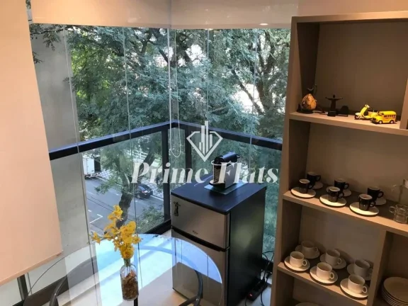 Imagem Flat disponível para locação no Condomínio V XChange Jardins, com 34m², 1 dormitório e 1 vaga