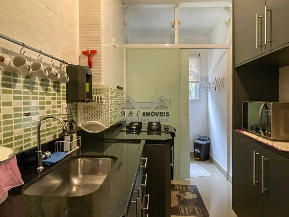 Imagem Apartamento 2 dorms. Reali Fiori — varanda, Airbnb | Campos do Jordão