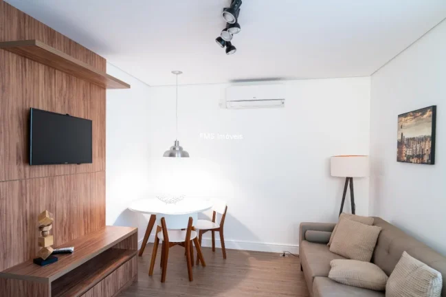 Imagem Apartamento para locação na Vila Nova Conceição: 1 quarto, 1 sala, 1 banheiro e 1 vaga de garagem!