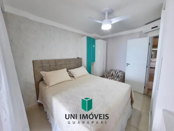 Imagem Apartamento de 130M² com 4 suítes, 2 vagas de garagem, prédio com área de lazer, Praia do morro, Guarapari-ES.