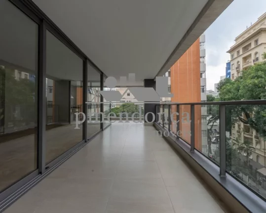 Imagem Apartamento Novo em Higienópolis com 04 suítes e 05 vagas, 350m² de área útil.