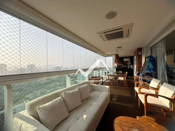 Imagem Apartamento porteira fechada com 3 dormitórios à venda, 191 m² por R$ 2.990.000 - Embaré - Santos/SP