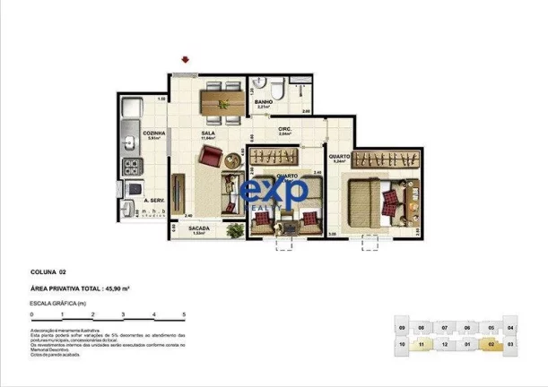 Imagem Apartamento para Venda em Rio de Janeiro, SÃO CRISTOVÃO, 2 dormitórios, 1 banheiro, 1 vaga