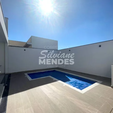 Imagem Lindo sobrado com 3 dorms (1 suíte) e piscina no condomínio Villágio Wanel