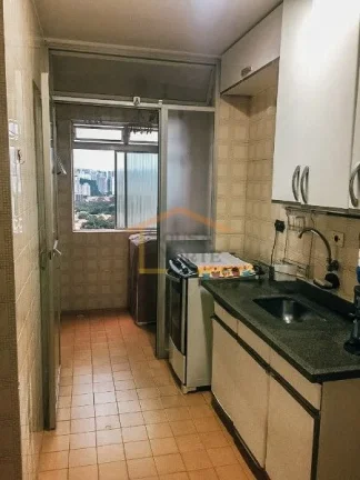 Imagem Apartamento com 2 dormitórios e 60 m² de área útil. Sala dois ambientes, cozinha com armários, ...
