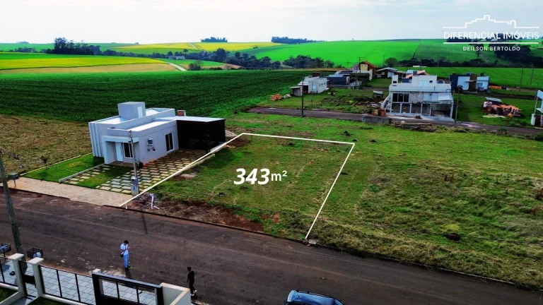 Terreno de área 343m², lote 09, Bairro Chácara em Ibirubá/RS.