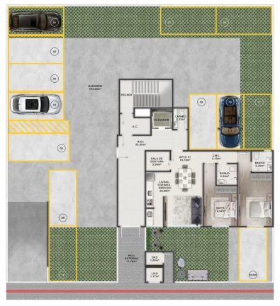 Imagem Costa Amalfitana - Apartamento à venda no bairro Bombas - Bombinhas/SC