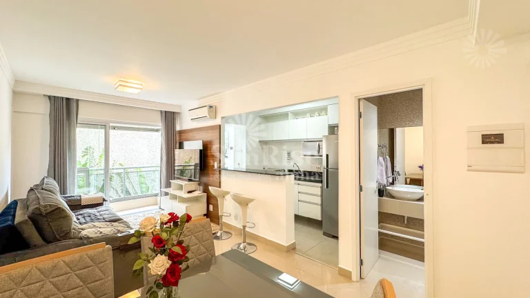 Imagem Apartamento Mobiliado Locação Alphaville com 1 quarto e 1 vaga 49 m² por R$5.000,00 pacote - Barueri/SP